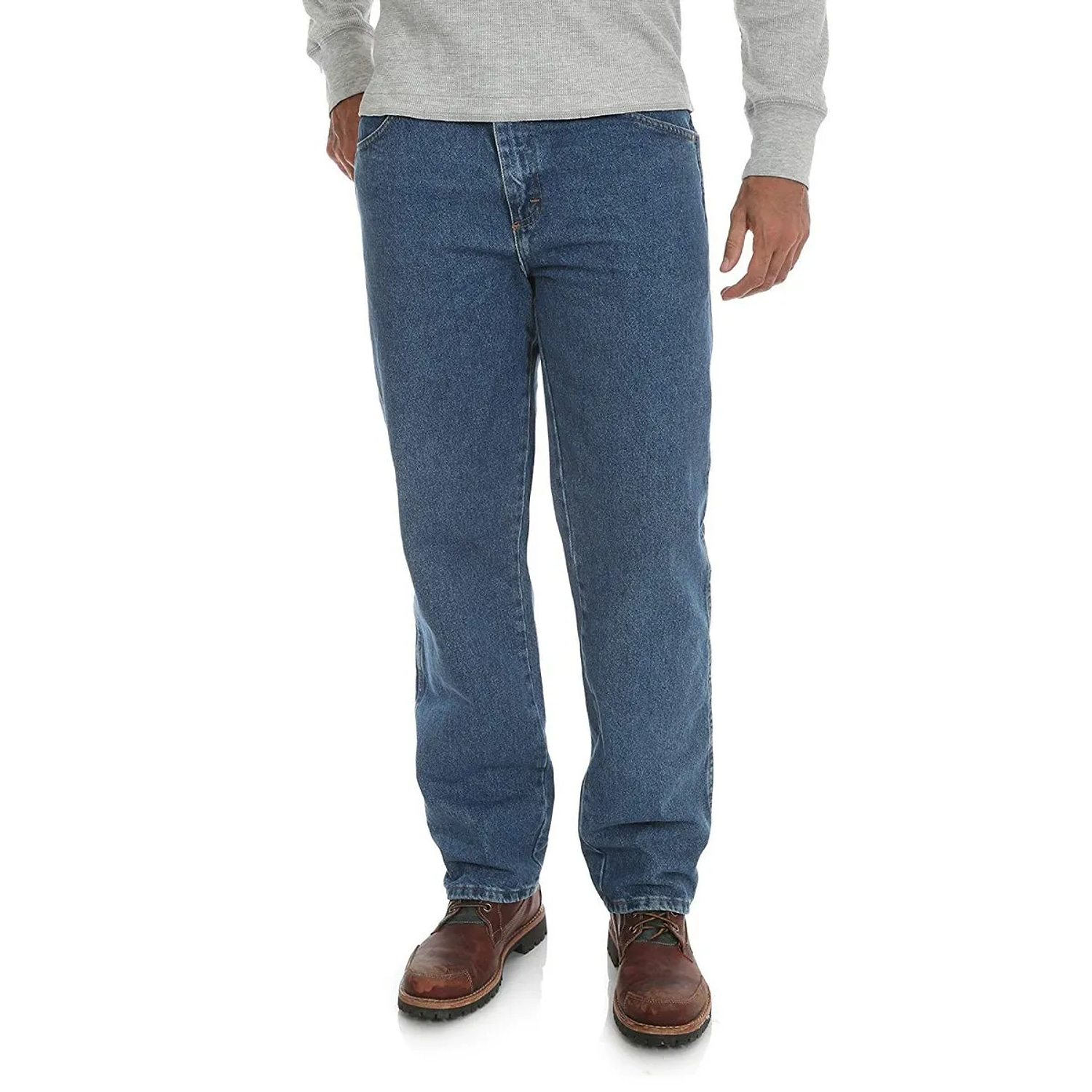 Men's Comfort Fit Straight Leg Heavyweight Cotton Jeans