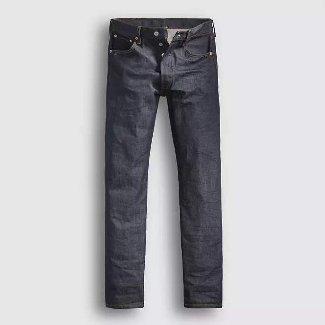 Washed black loose straight jeans