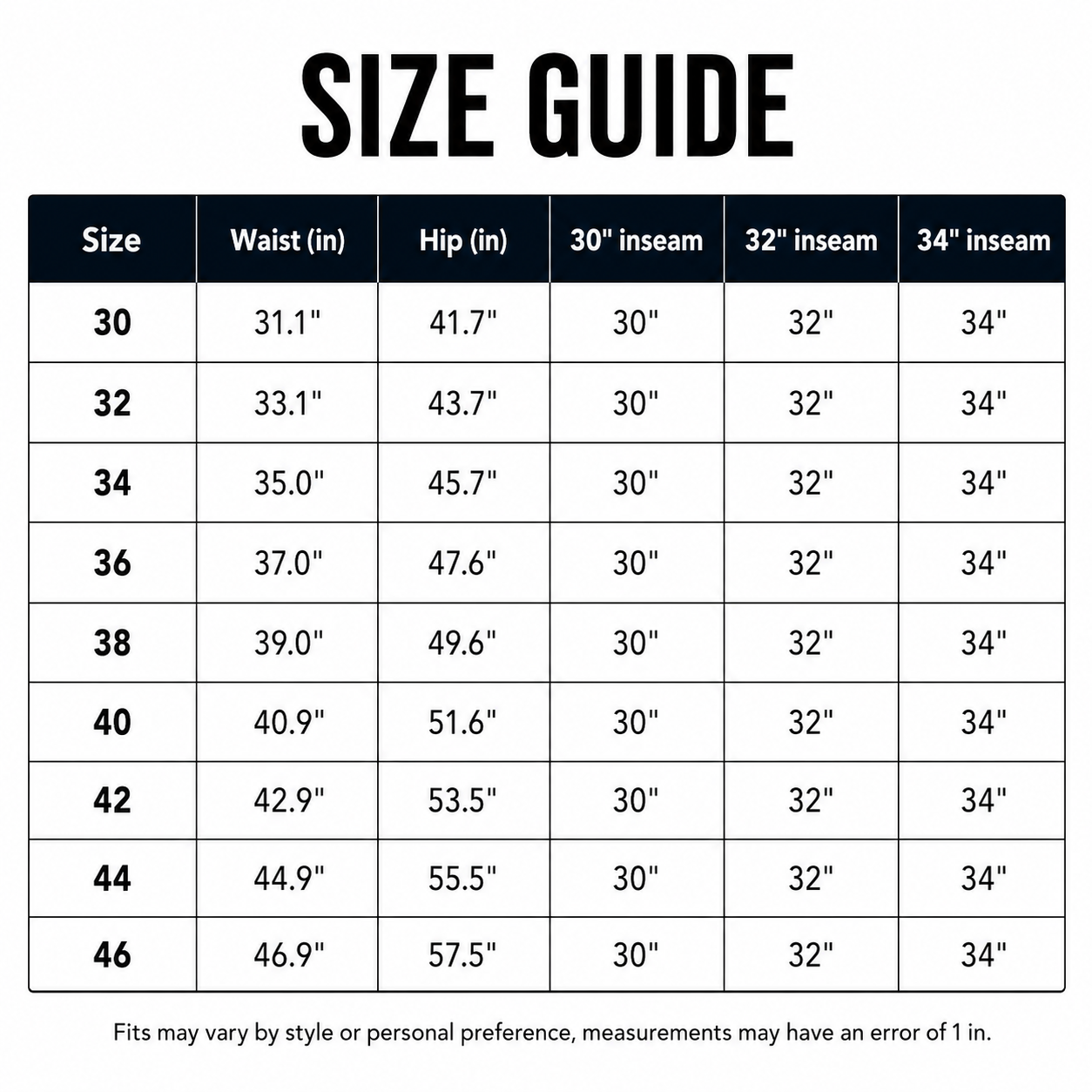 Men's Tactical Cargo Pants 8-Pack