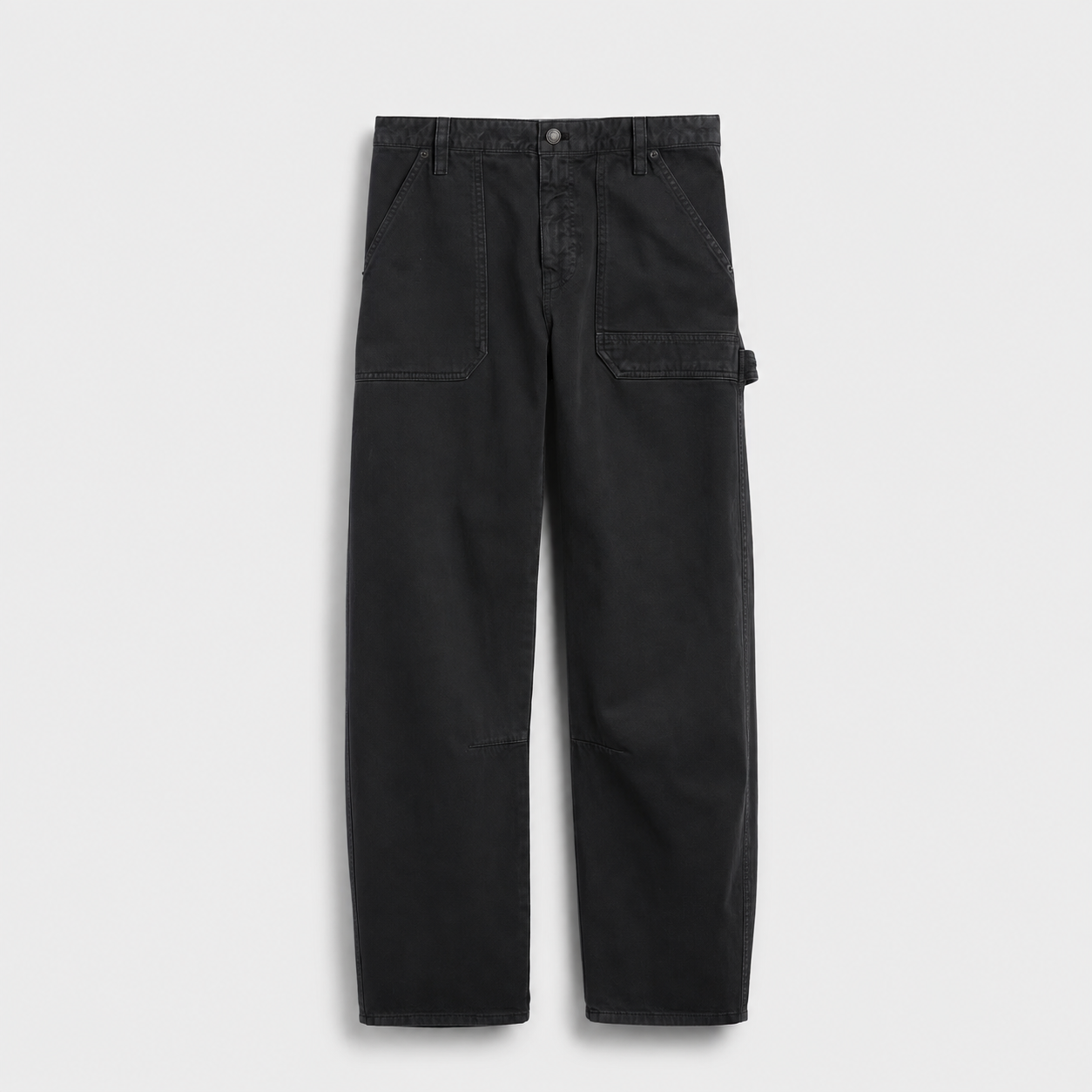 Black relaxed carpenter jeans