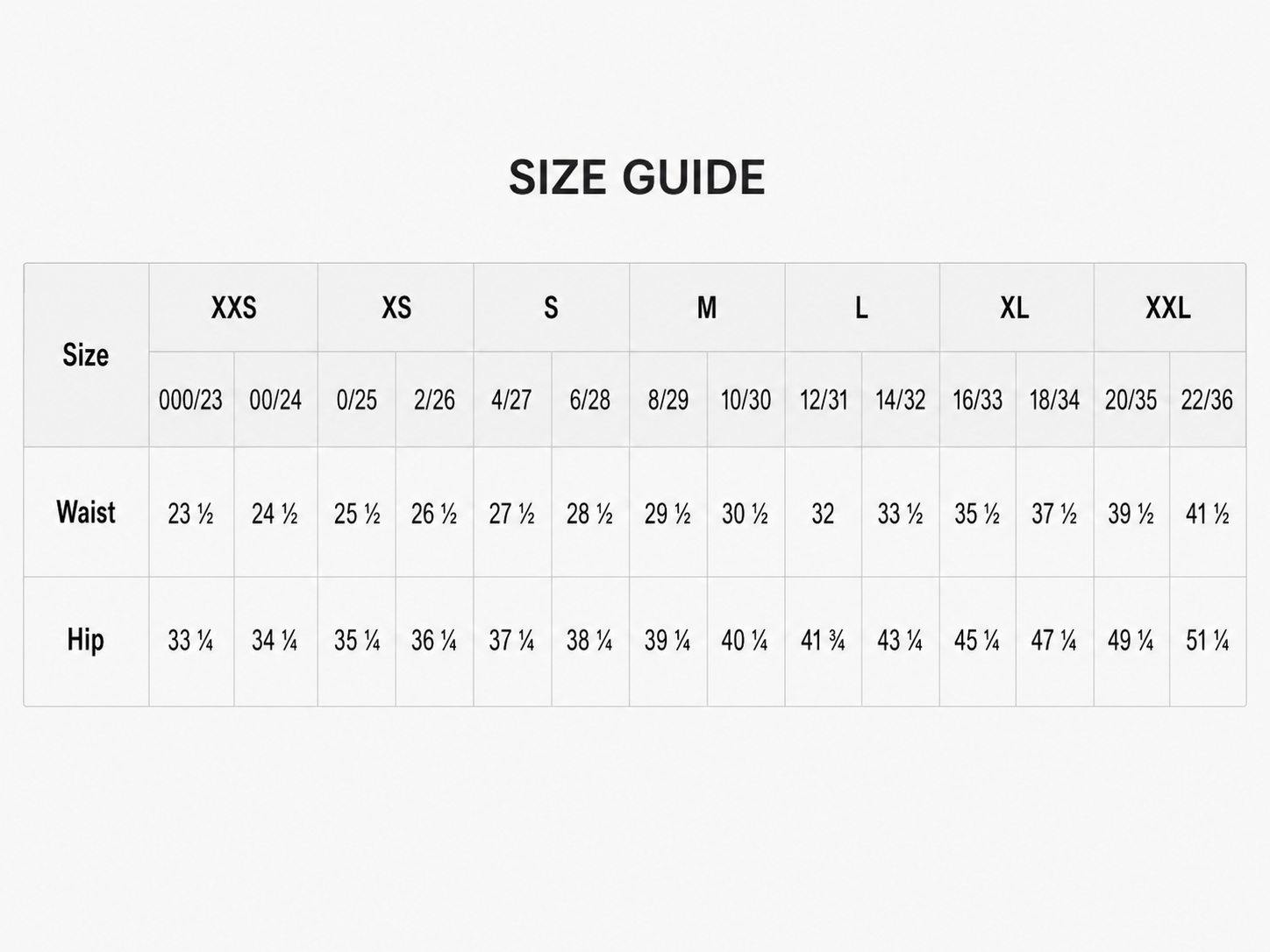 Women's relaxed carpenter jeans size guide