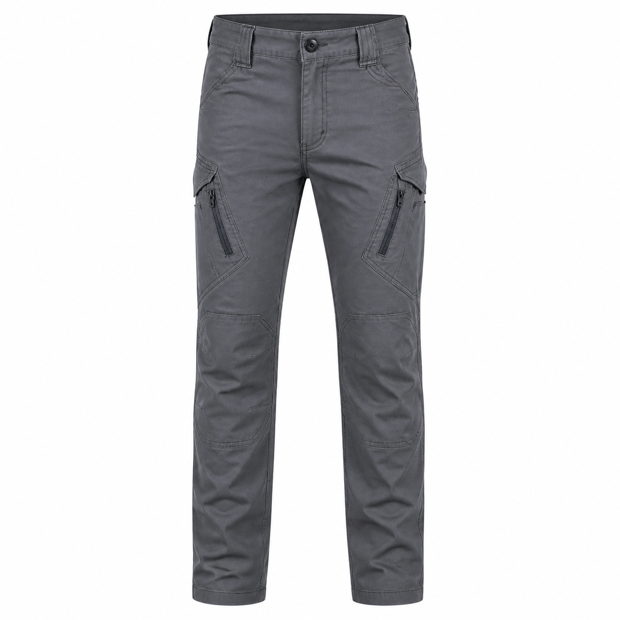 Slate gray men's tactical cargo pants pack option