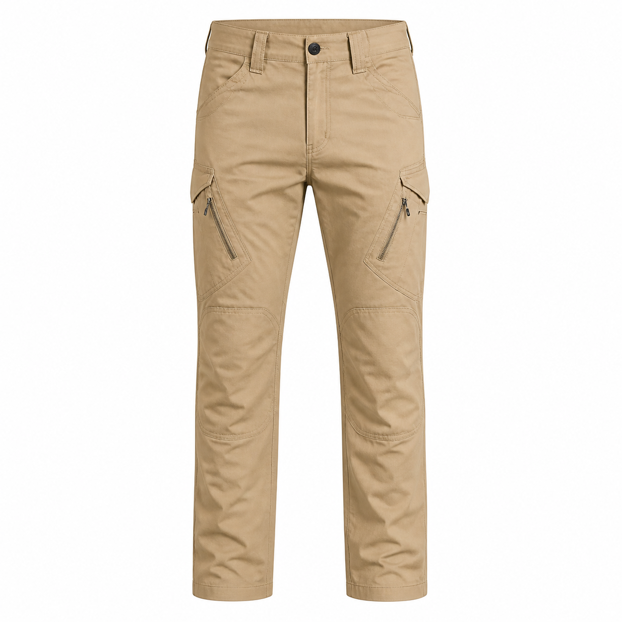 Stone khaki men's tactical cargo pants pack option