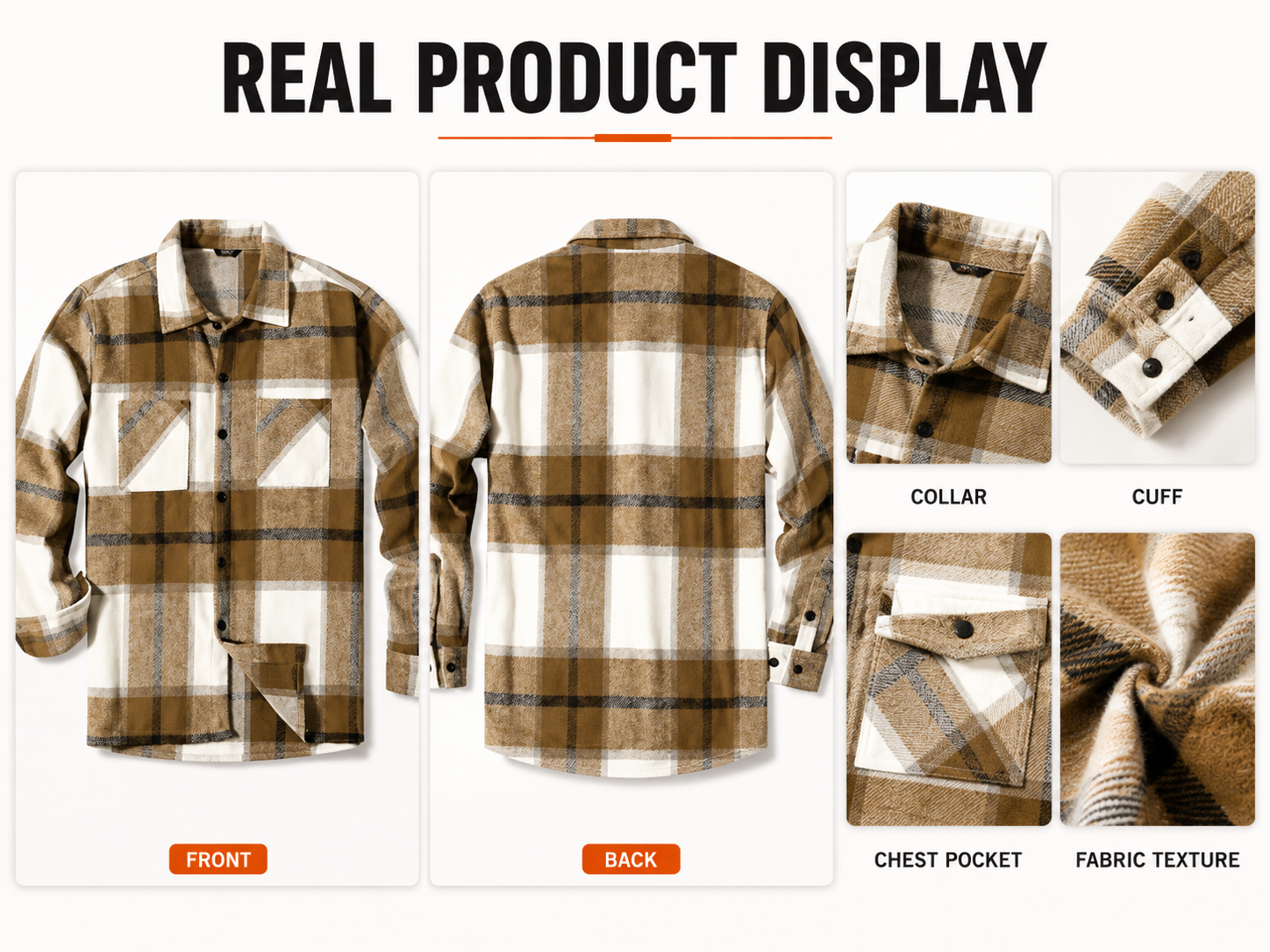 Men's Flannel Shirt Jacket