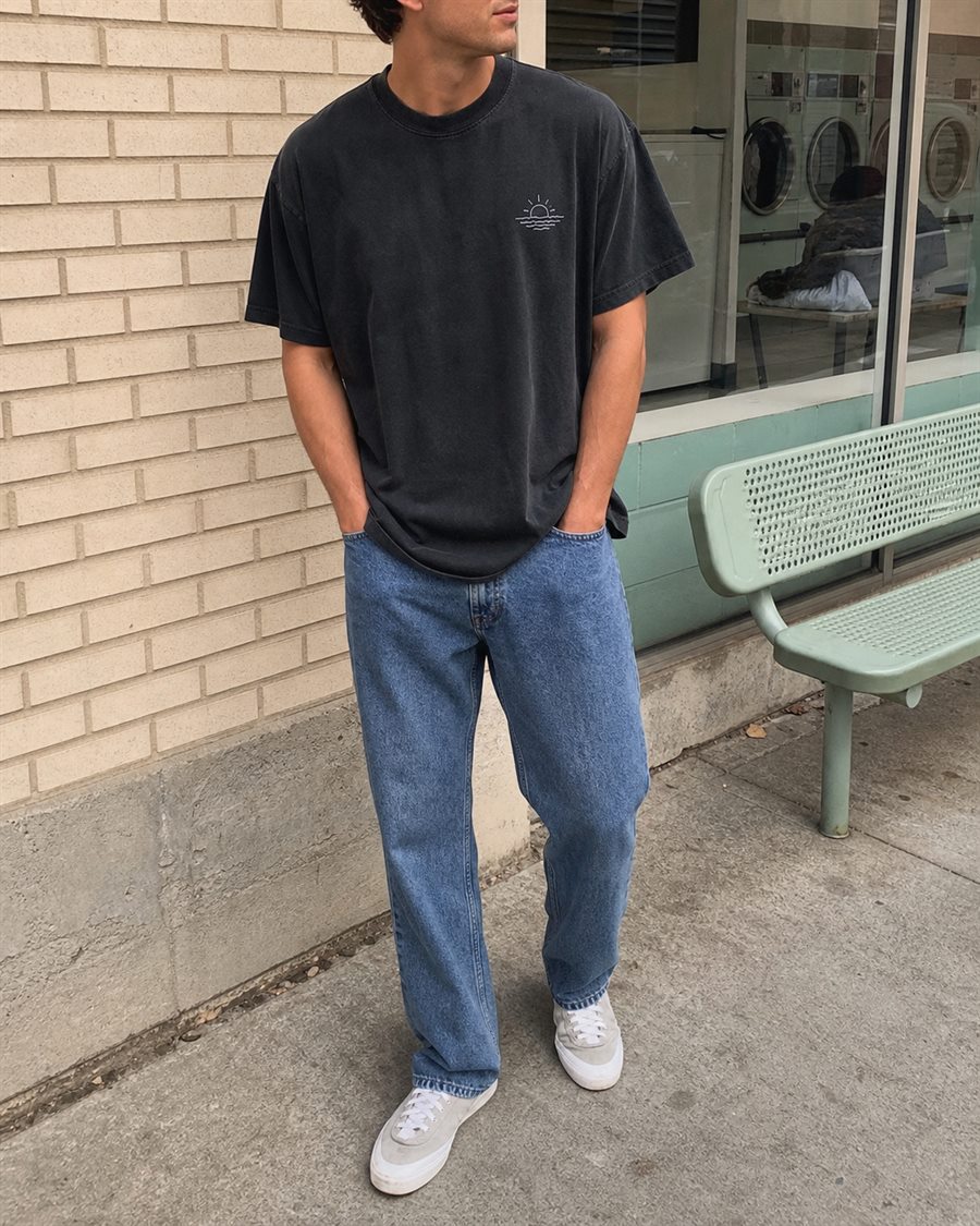 Graphic Cotton Tee fit reference