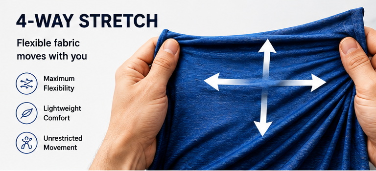 4-way stretch detail