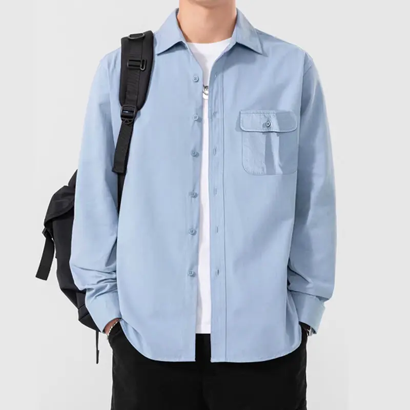 Light Blue workwear overshirt