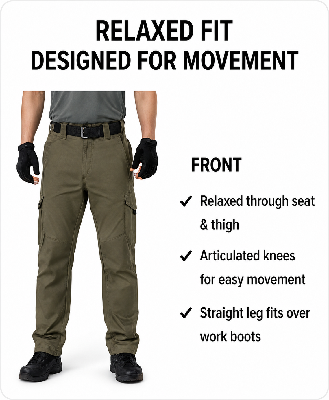 Front fit view