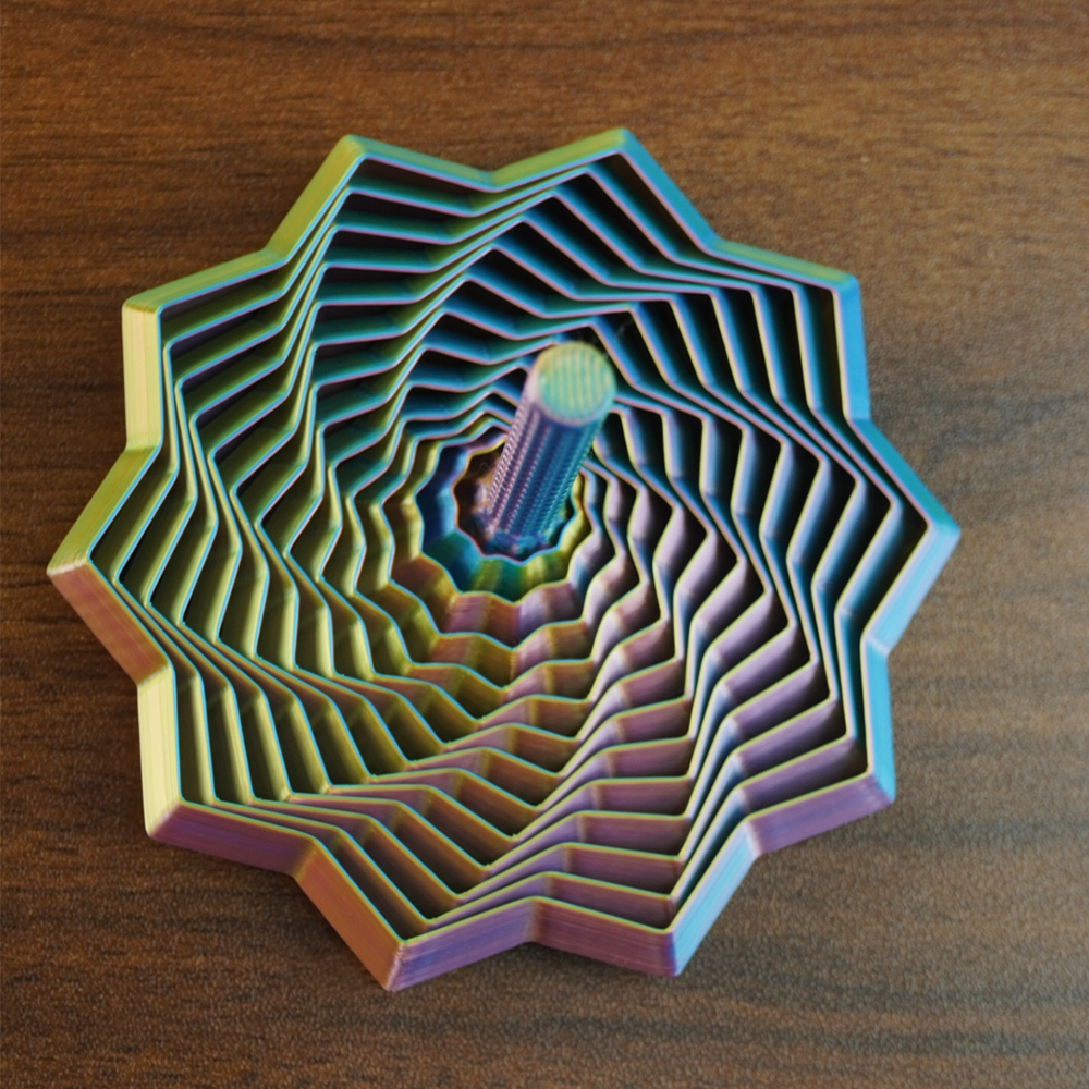 3D Printed Pass-through Pyramid Fidget Toy 🌀