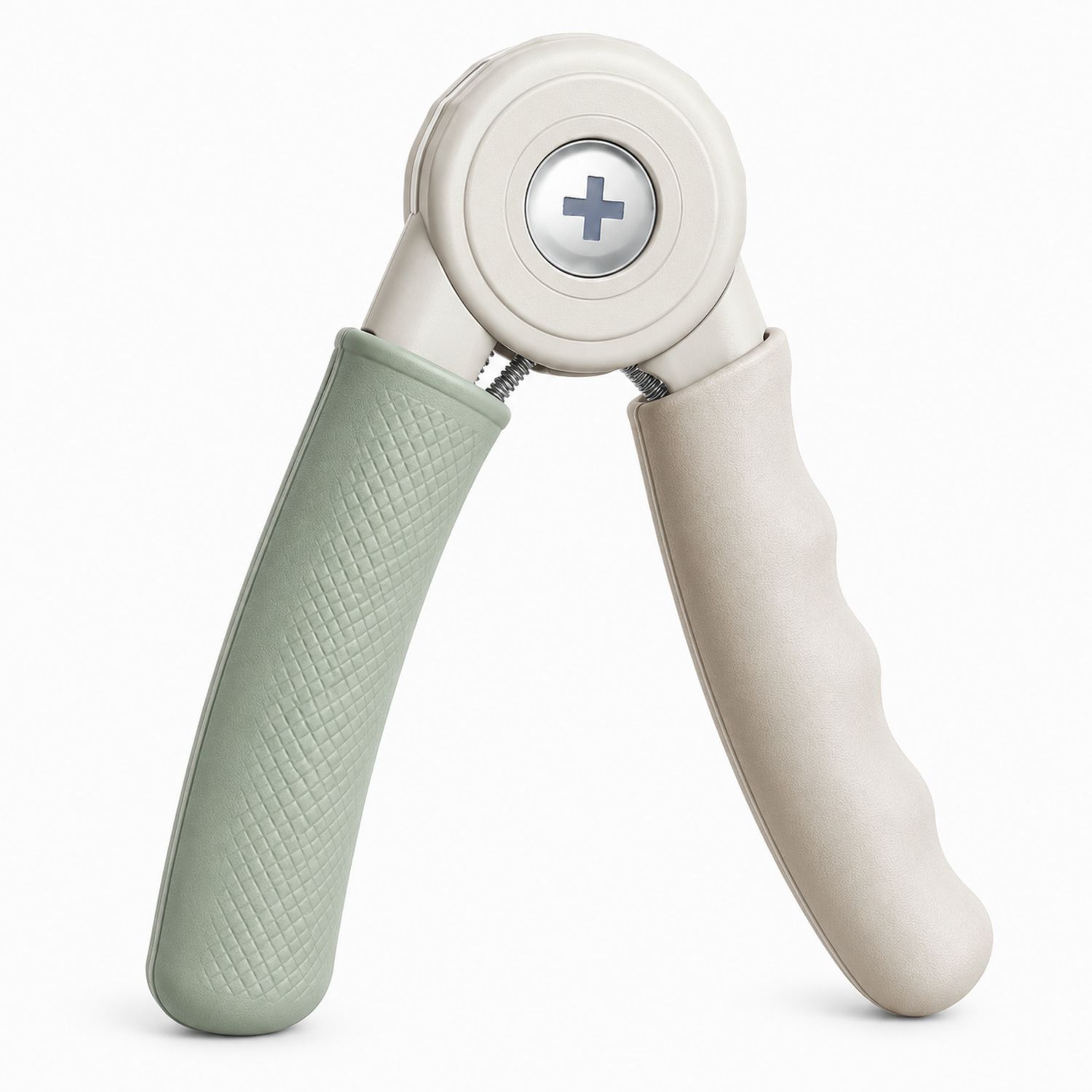 Verstellbarer Handtrainer für Finger und Unterarme Grün/Beige-Domxiron