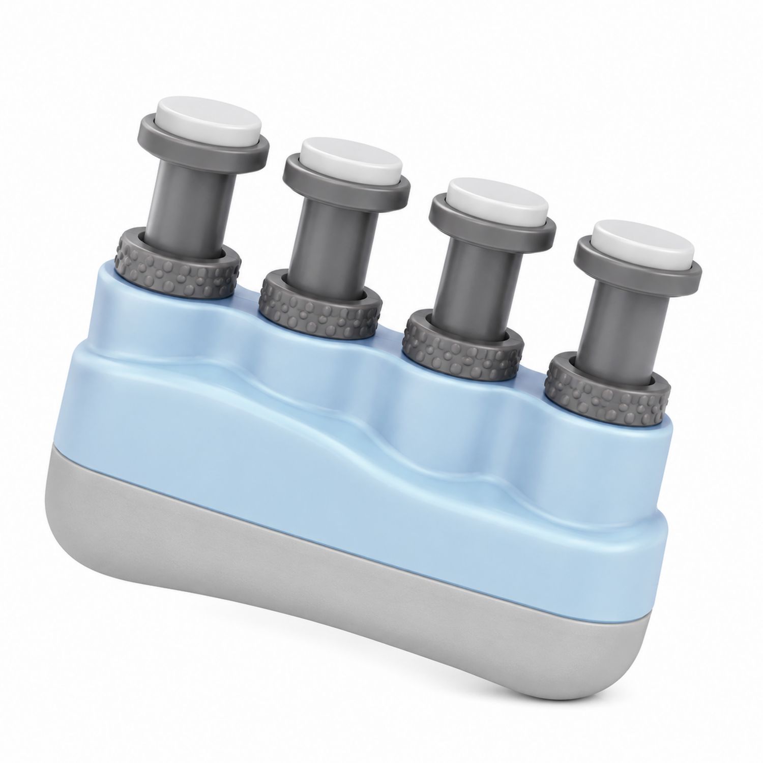 Verstellbarer Fingertrainer Handmuskeltrainer Blau Grau-Domxiron