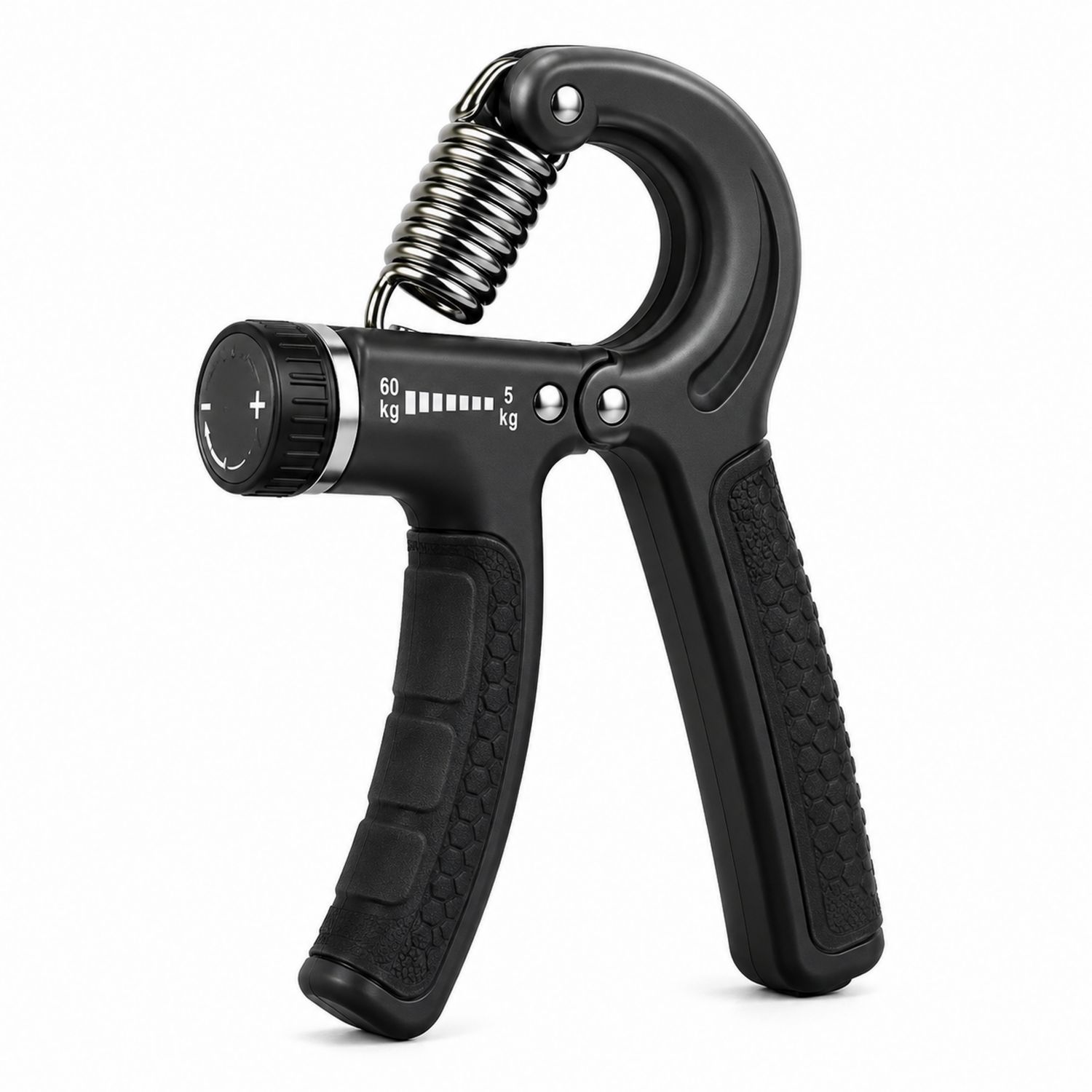Verstellbarer Handtrainer Schwarz 5-60kg-Domxiron