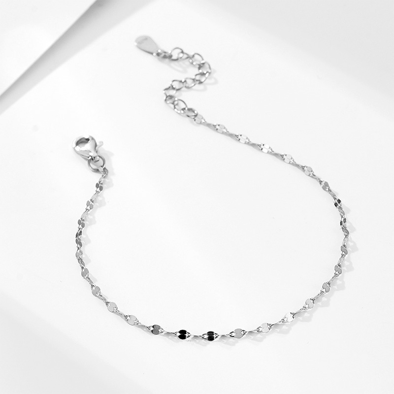 Shoeswoon Sparkle Sequin Chain Adjustable Anklet