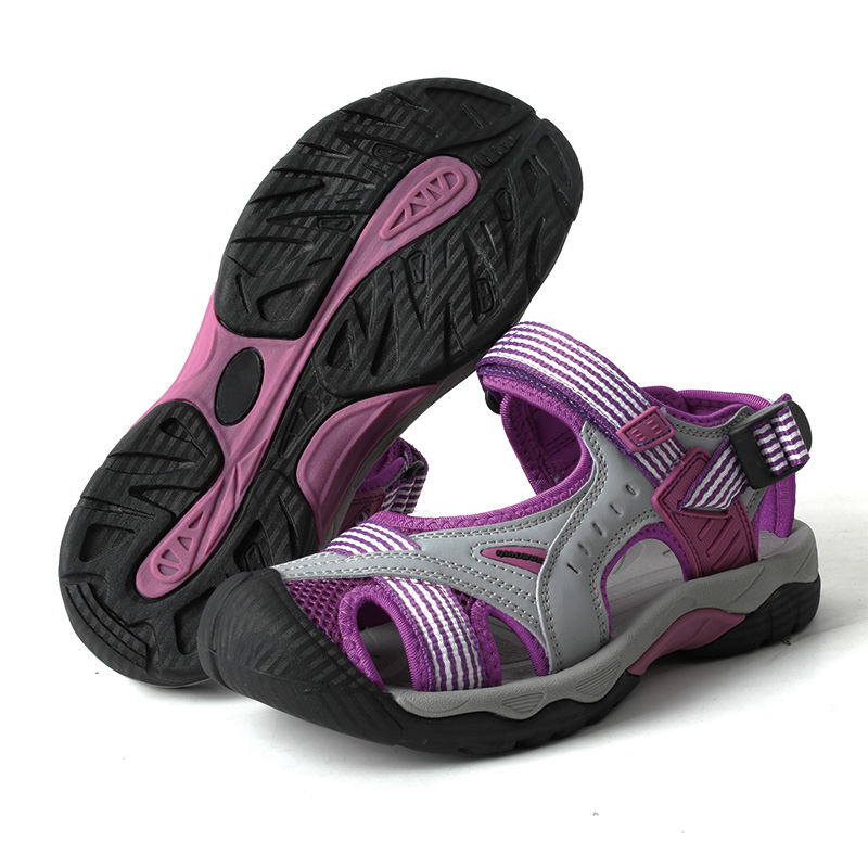 Shoeswoon Closed Toe Adjustable Strap Outdoor Hiking Sport Sandals