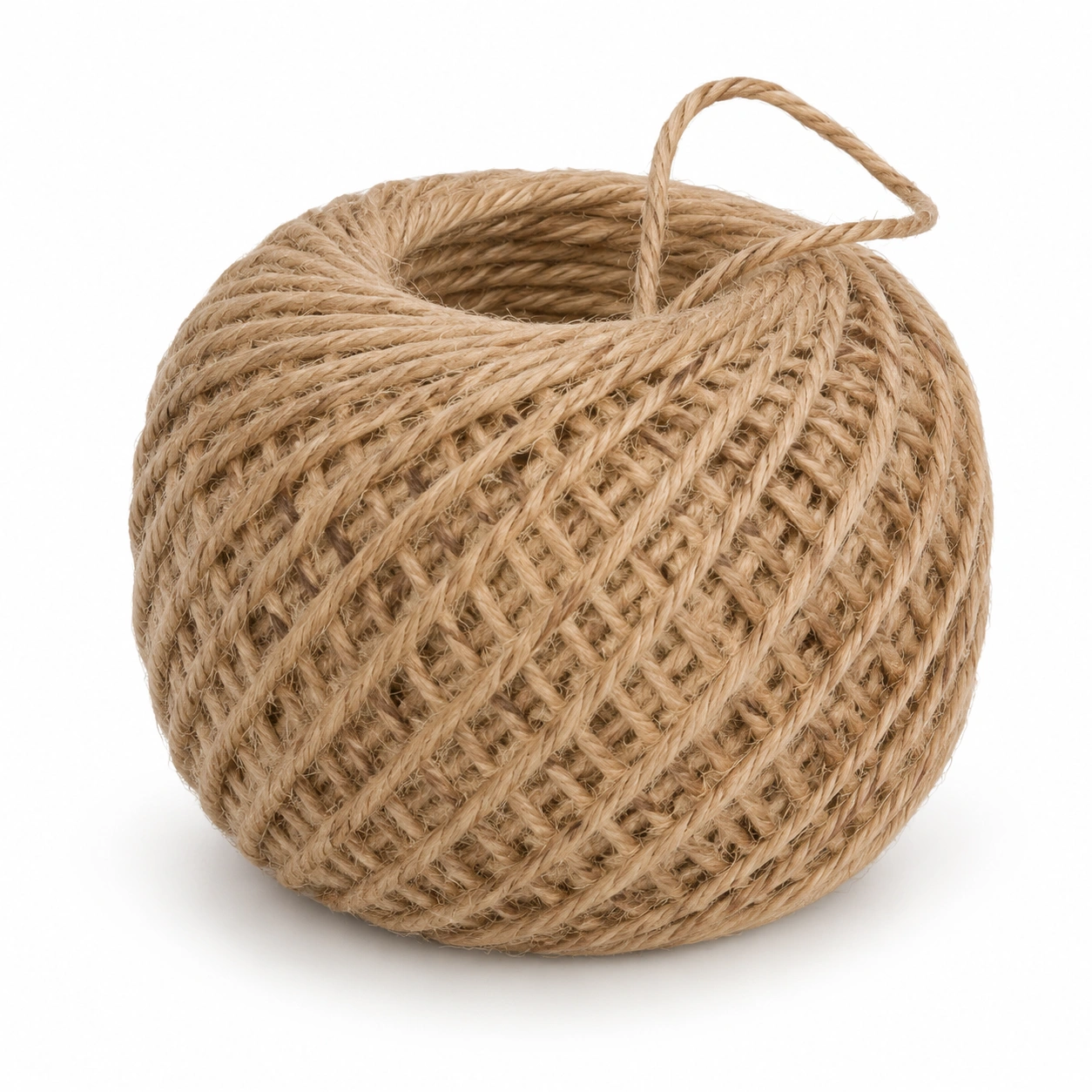 Natuerliche Jute Kordel Kugel-veronanest