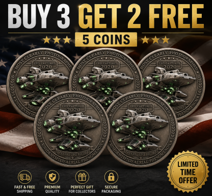 🛸 UFO Commemorative Coin – 2020 UFO Encounter Archive Coin – Inspired by the Most Clearly Captured Aerial Phenomenon