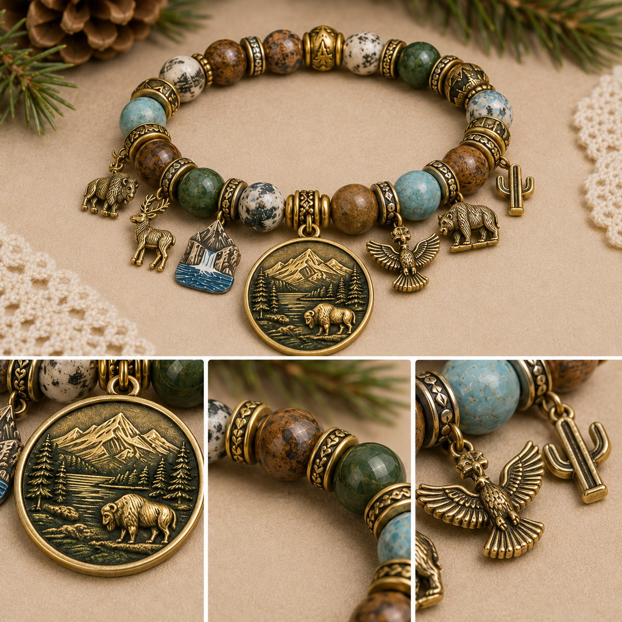 🎁Last Day Promo: 49% OFF 🏞️ -National Nature Park Faith Bracelet