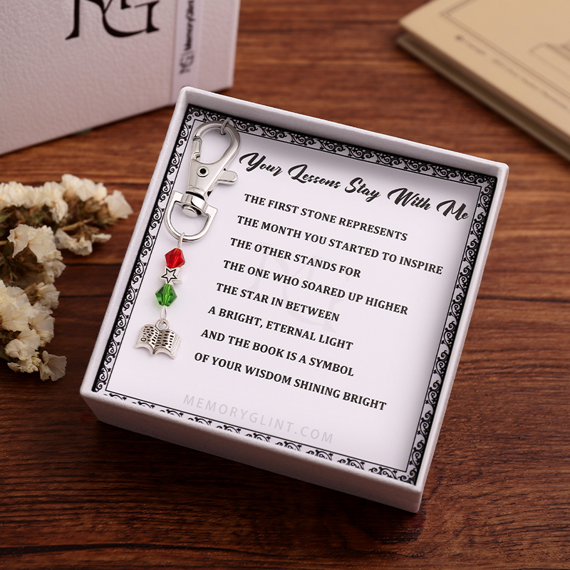 Your Lessons Stay With Me Poem & Charm, Book