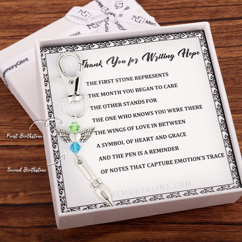 Thank You for Writing Hope Poem & Charm, Pen