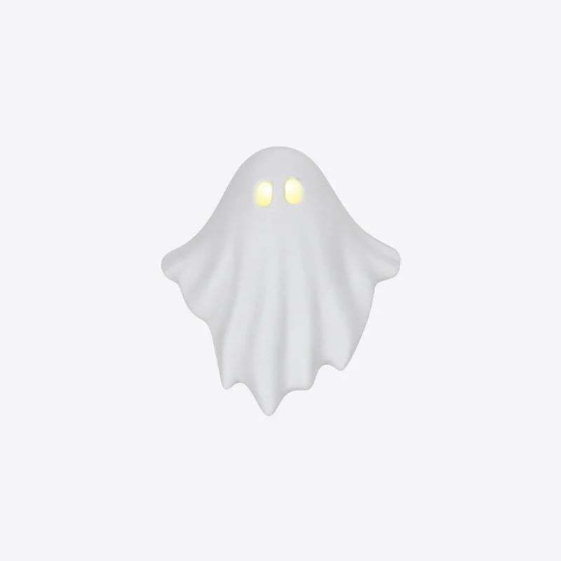 👻✨Luminous Ghost Ornament – Cute LED Halloween Tabletop Decor for Mantel, Shelf & Entryway