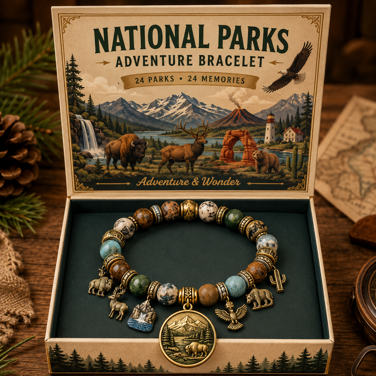 🎁Last Day Promo: 49% OFF 🏞️ -National Nature Park Faith Bracelet