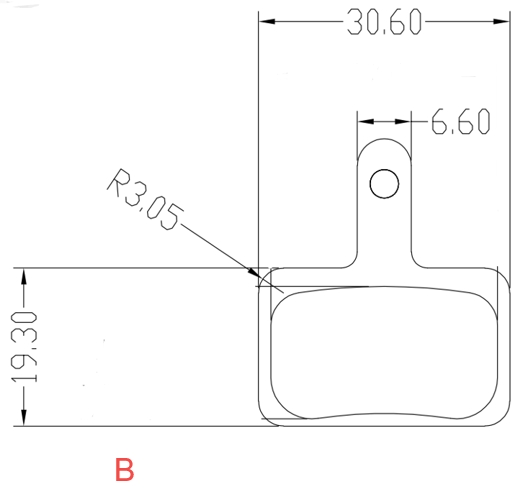 G2 Brake Pad (B)
