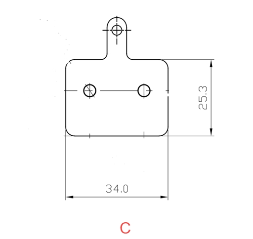G2 Brake Pad (B)