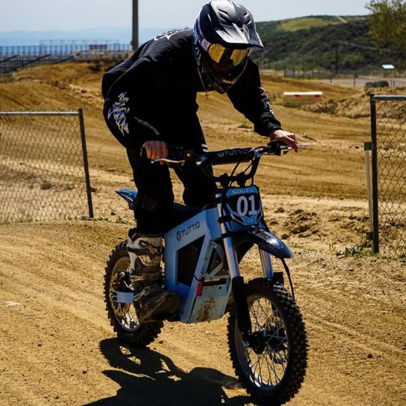 Tuttio Soleil01 GB PRO Electric Dirt Bike 48V 21Ah Long-Range Battery，3000W Mid-Drive Motor，75-Mile Range，40 MPH Top Speed