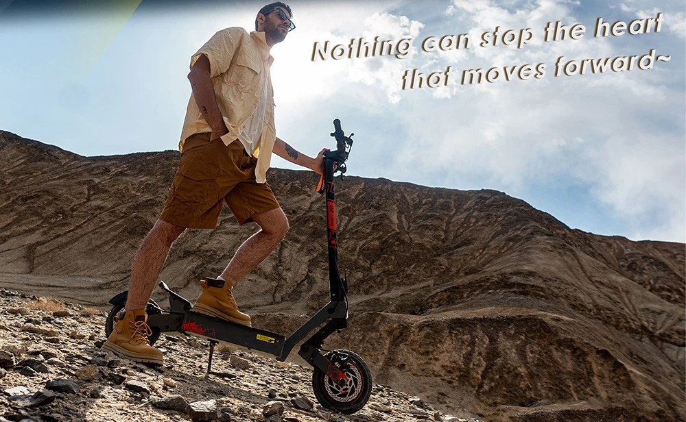 KuKirin G2 Ultra Folding Electric Scooter, 800W*2 Motor, 48V 18Ah Battery, 10 inch Tires, 50km/h Max Speed, 55km Max Range, Front & Rear Disc Brake, Front & Rear Spring Shock Absorbers