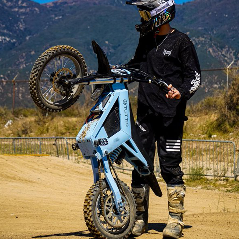 Tuttio Soleil01 GB PRO Electric Dirt Bike 48V 21Ah Long-Range Battery，3000W Mid-Drive Motor，75-Mile Range，40 MPH Top Speed