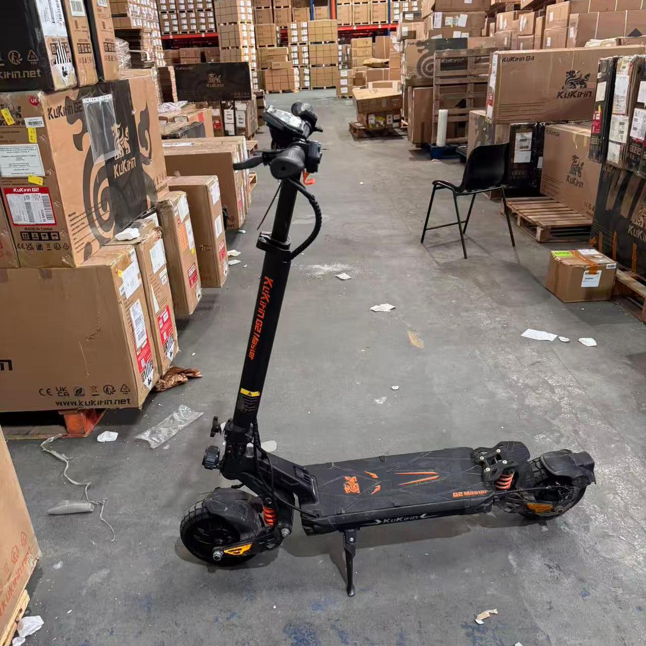 Used Kukirin G2 Master 52V 20.8Ah battery, 60KM/H Max Speed, 1000W*2 drive moto used scooterr Electric Scooter