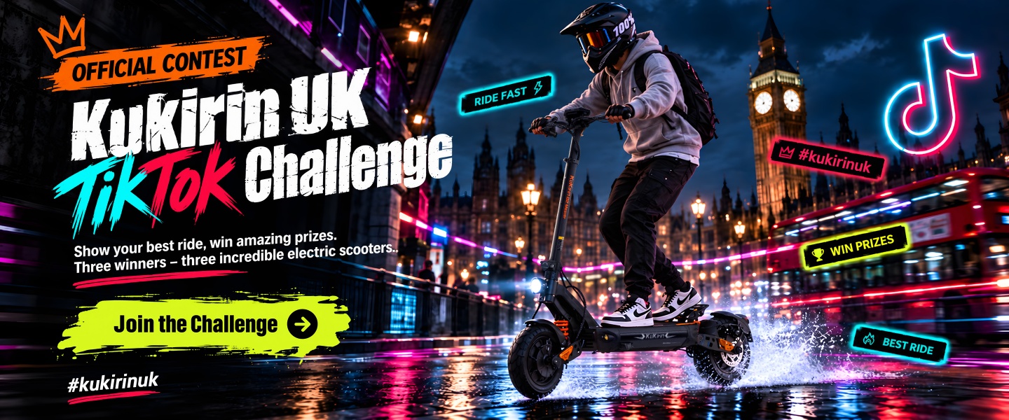 KuKirin UK TikTok Challenge: Show Your Riding Style & Win Rewards