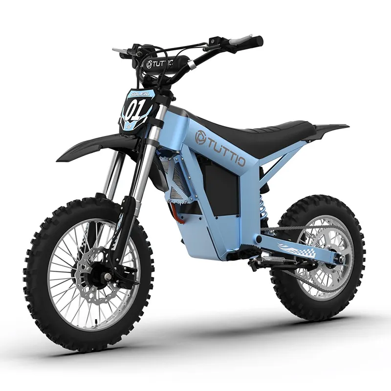 Tuttio Soleil01 GB PRO Electric Dirt Bike 48V 21Ah Long-Range Battery，3000W Mid-Drive Motor，75-Mile Range，40 MPH Top Speed