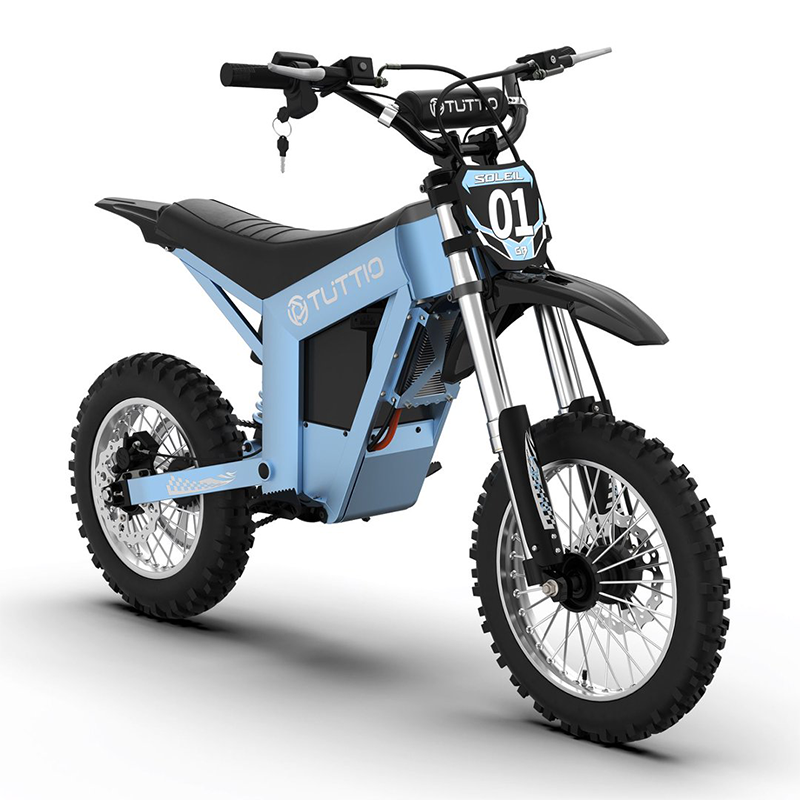 Tuttio Soleil01 GB PRO Electric Dirt Bike 48V 21Ah Long-Range Battery，3000W Mid-Drive Motor，75-Mile Range，40 MPH Top Speed
