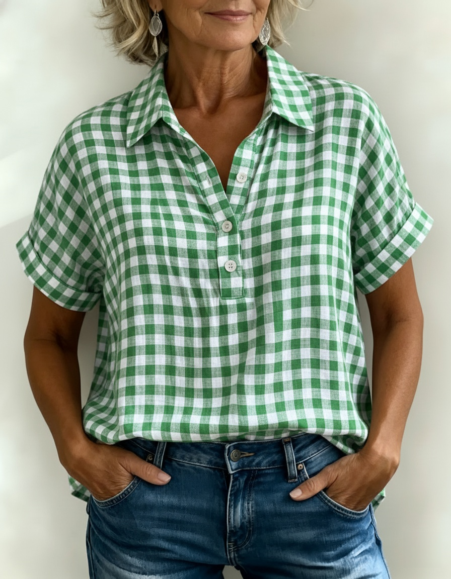 New Arrivals🔥Women’s Gingham Check Shirt