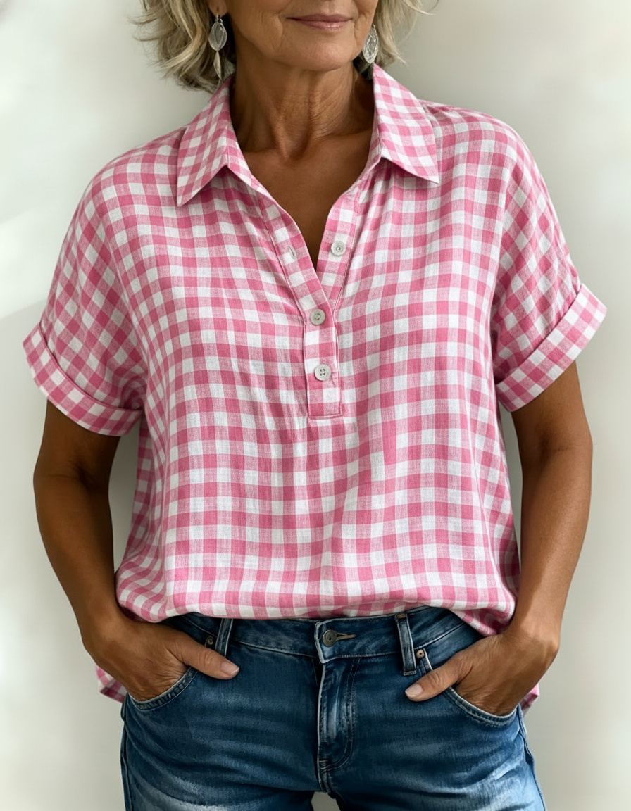 New Arrivals🔥Women’s Gingham Check Shirt