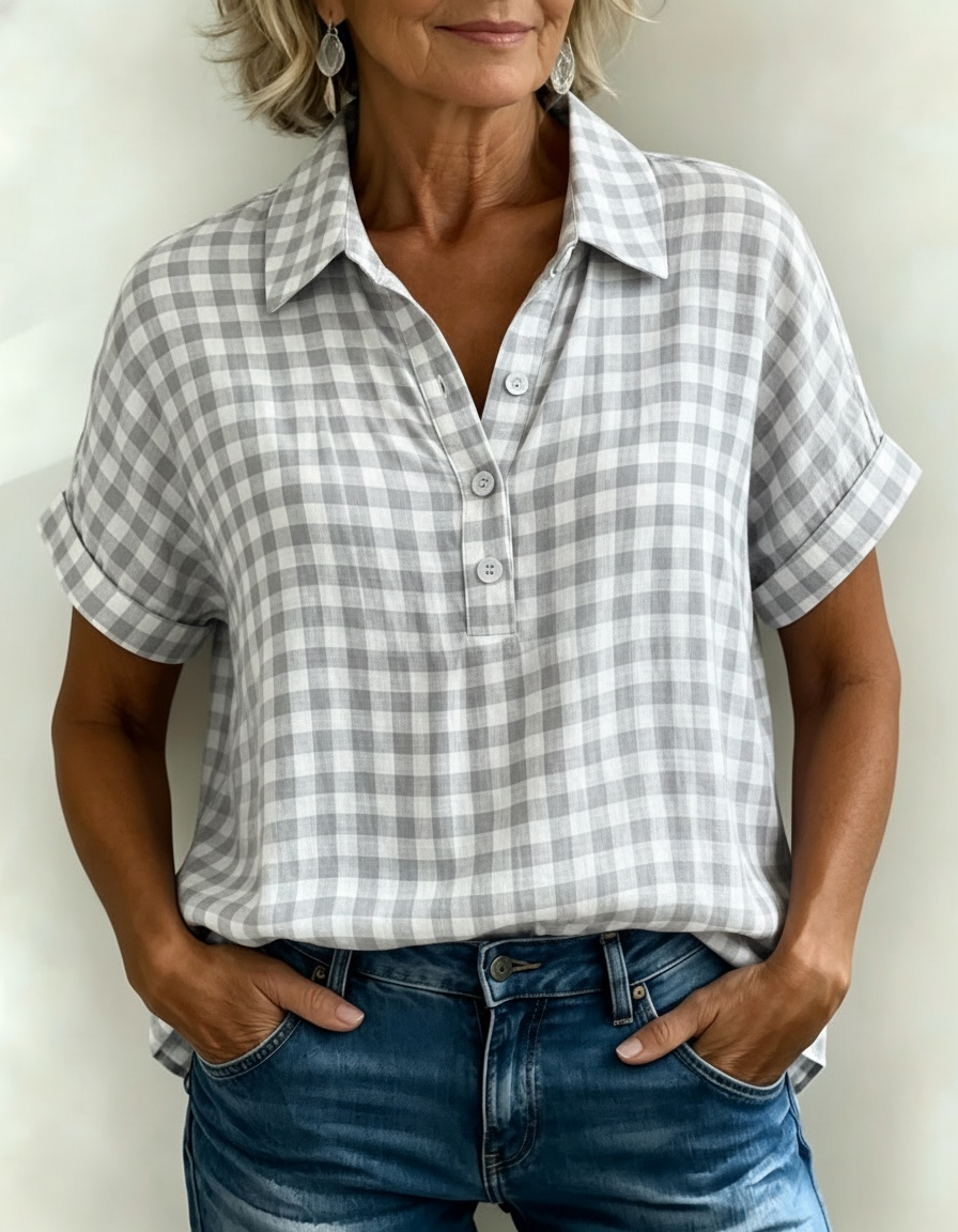New Arrivals🔥Women’s Gingham Check Shirt