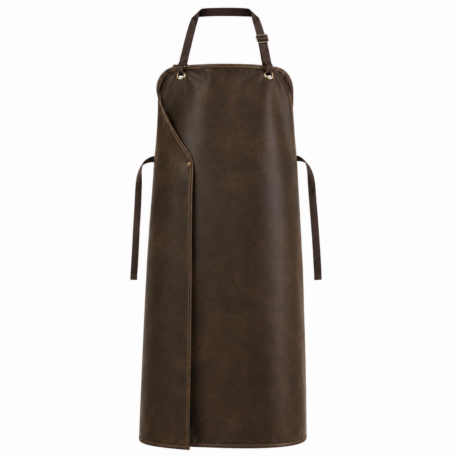 Delantal Marrón con Correa Ajustable para Cocina