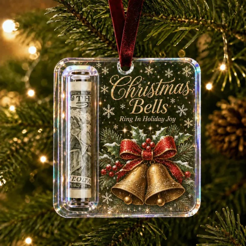 🎄Christmas Cash Gift Ornament- Make Cash Feel Like A Real Christmas Gift💵