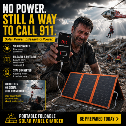 ☀️ Portable Foldable Solar Panel Charger