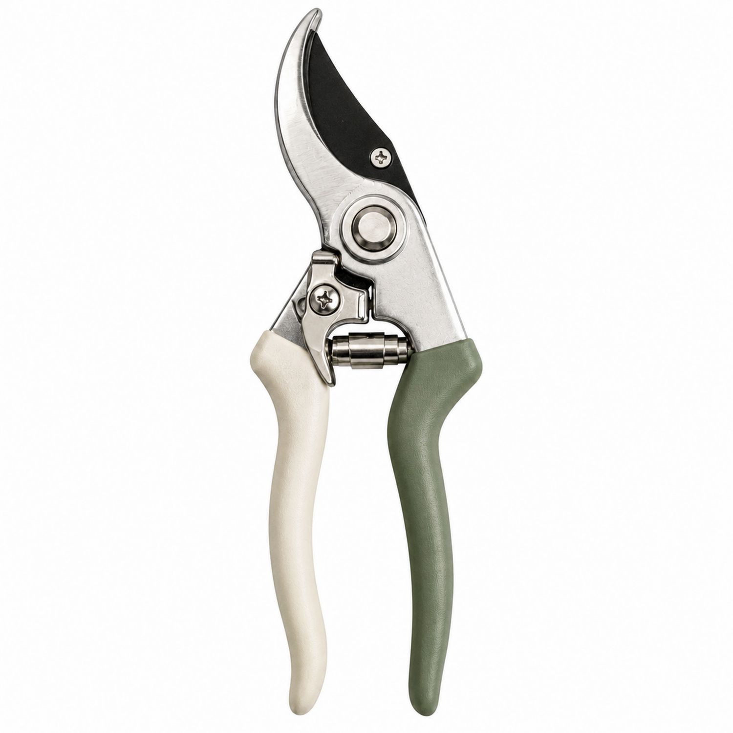 Sécateur Bypass Ergonomique Vert et Blanc