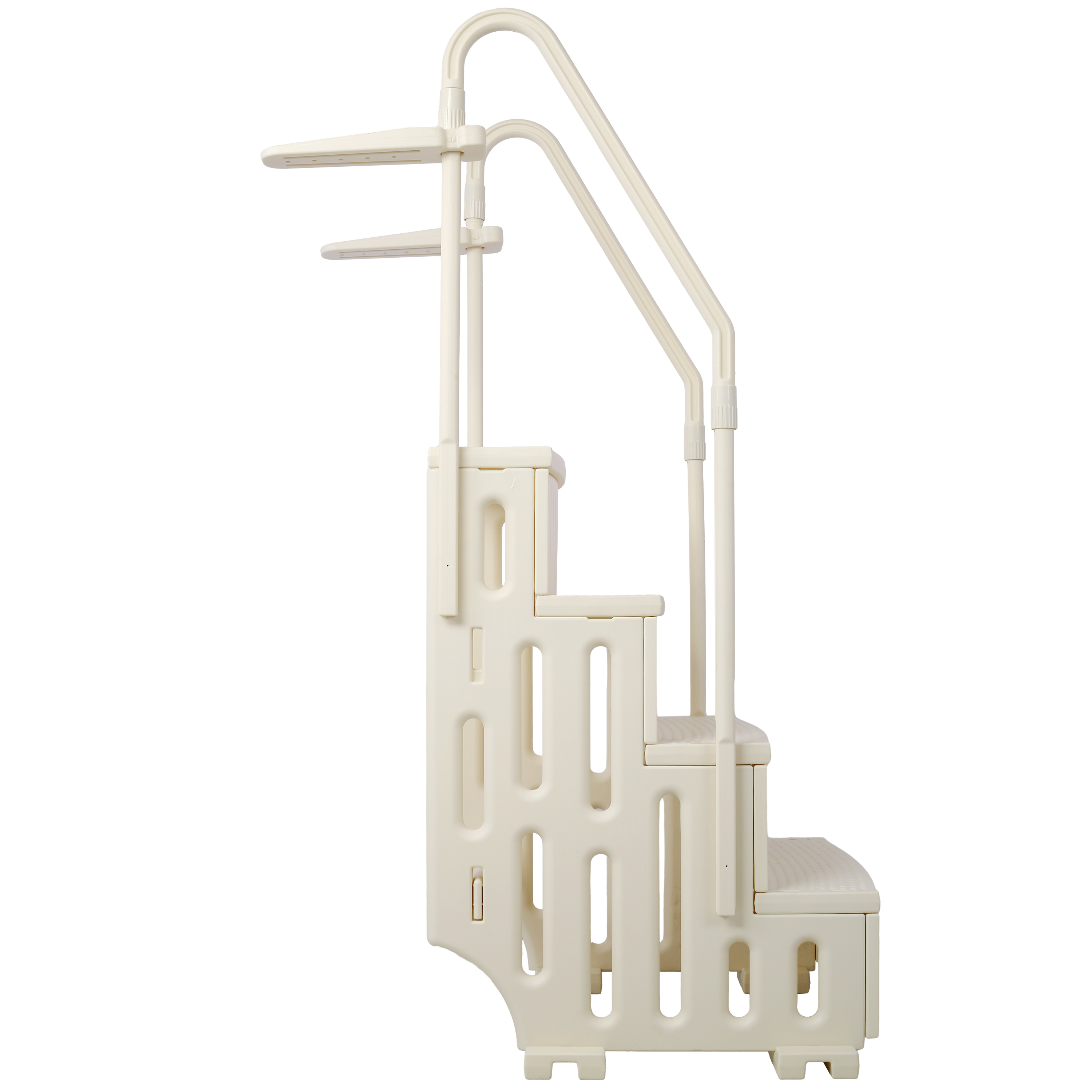 Heavy-Duty 4-Step Pool Ladder for Above Ground Pools with Handrails – Safe and Sturdy Stair Entry System, 400 lbs