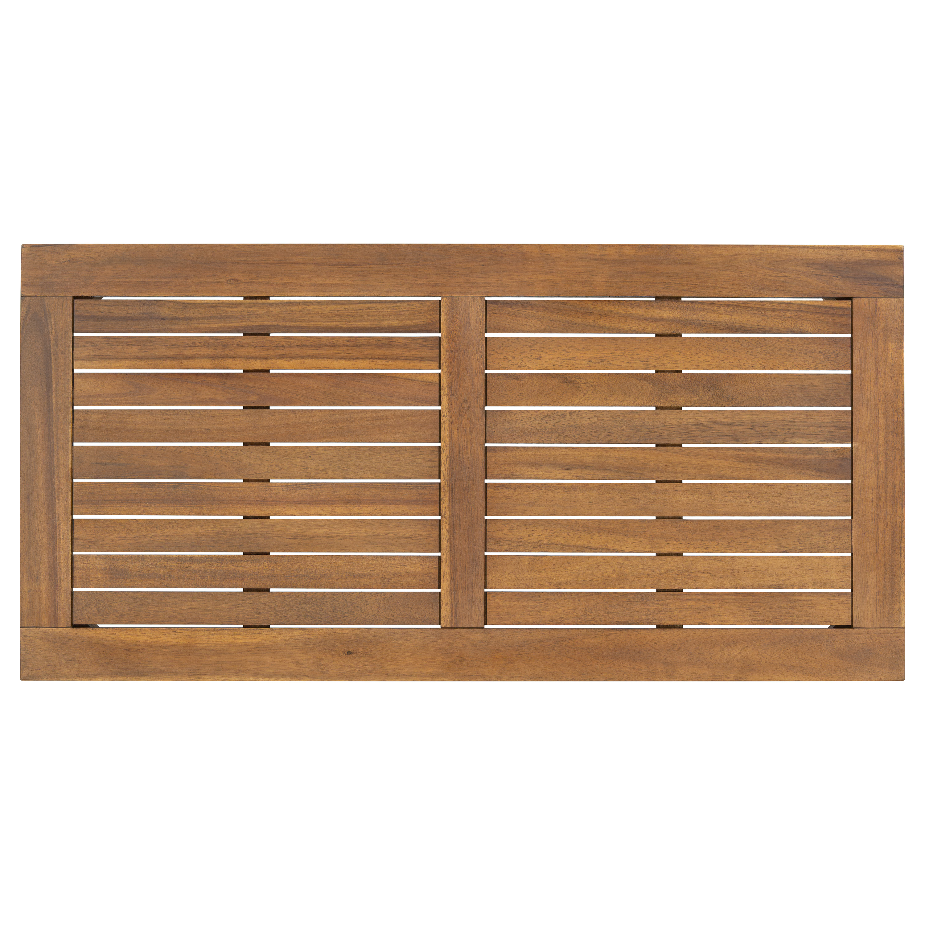 EverCrystal Acacia Wood Outdoor Coffee Table, Classic Patio Coffee Table with Natural Finish for Garden, Backyard & Balcony