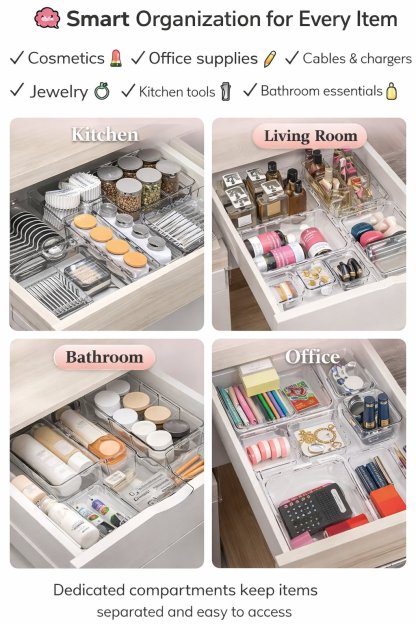 🧩 Expandable Drawer Organizer