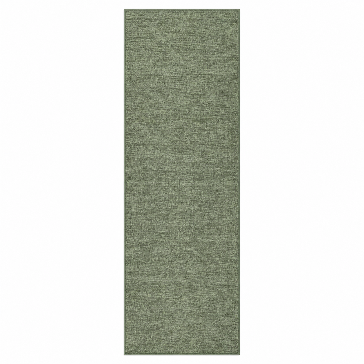 Waschbarer Läufer Salbei 80x300 cm für lange Flure-FurnovaLiving