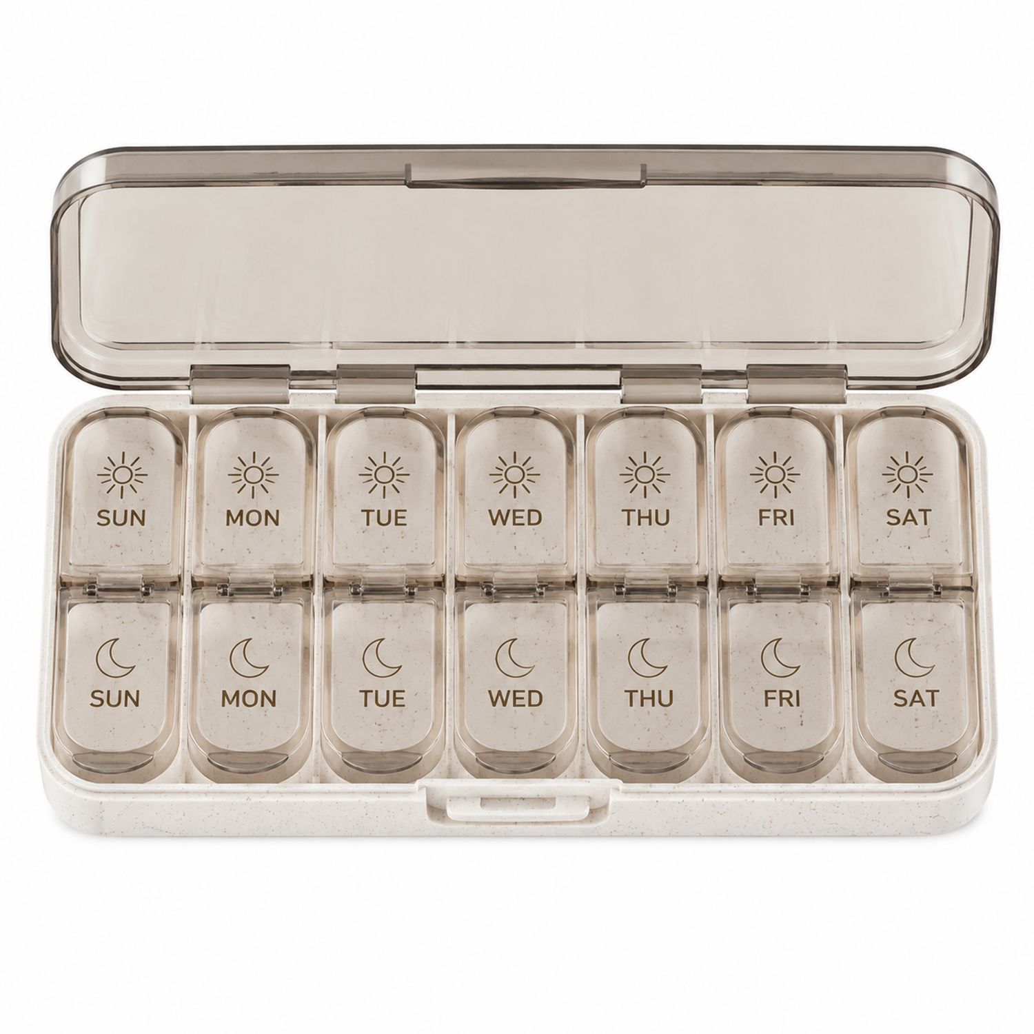Pastillero Semanal con 14 Compartimentos Doble