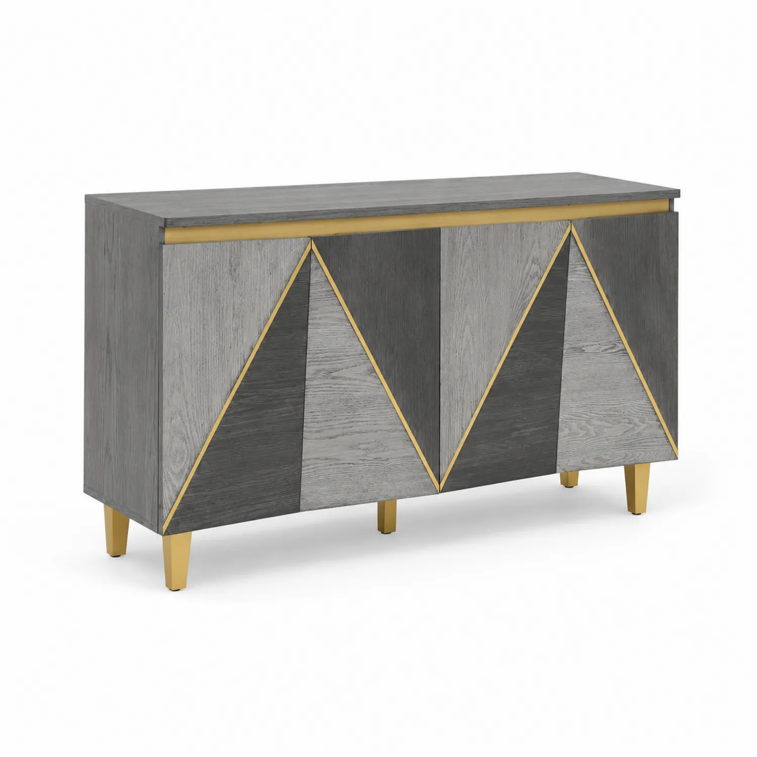 Kredens z płyty MDF z ozdobnym frontem 180x40x80 cm