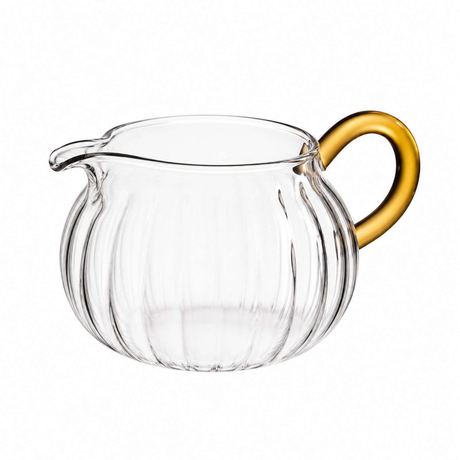 Caraffa in Vetro con Manico Dorato 200ml-Valnitor