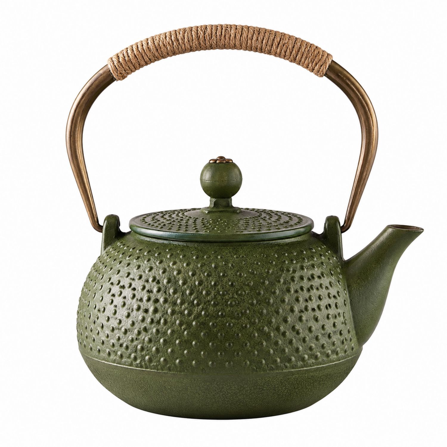 Teiera in Ghisa Verde 800 ml con Manico Ergonomico-Valnitor
