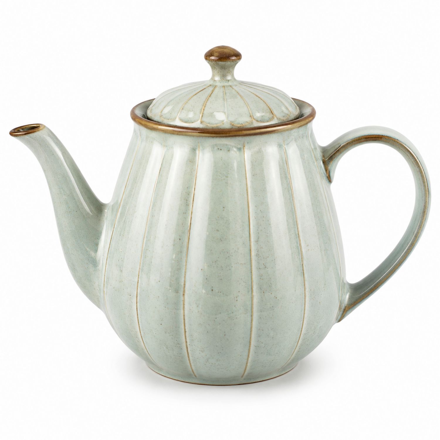 Teiera Vintage in Ceramica Verde Pastello 1000ml-Valnitor
